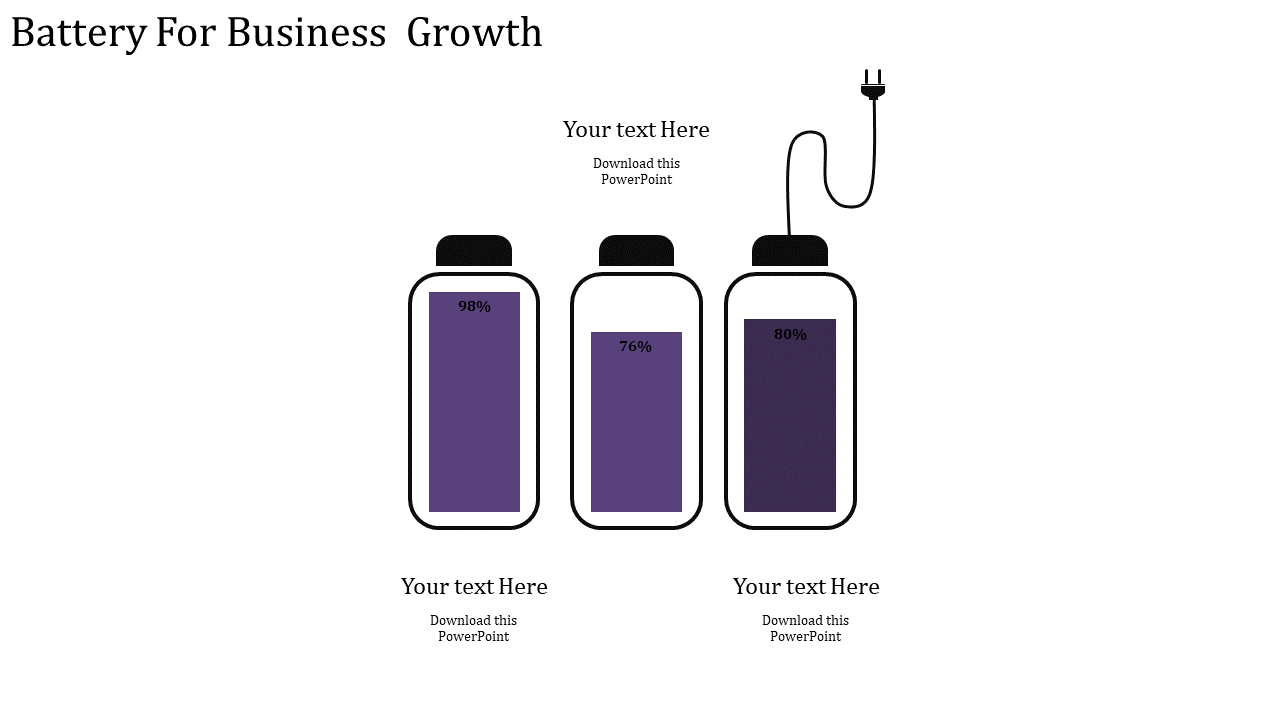 business strategy template-Battery For Business Growth-3-Purple